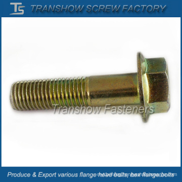 Yellow Zinc Galvanized Large Flange Bolt (M16X60)